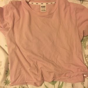 Millenial pink PINK crop top